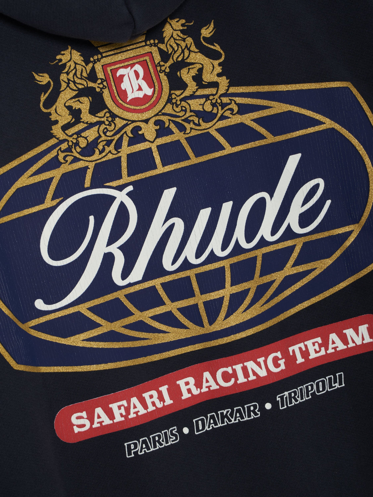 RHUDE SAFARI CREST HOODIE