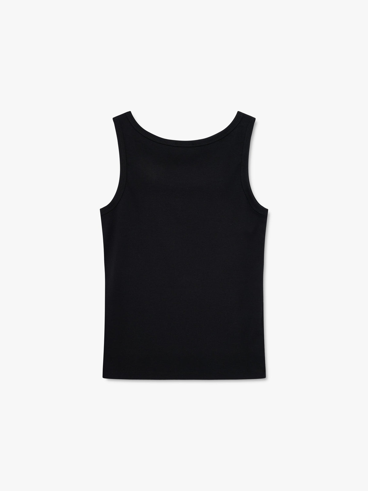 LOGO RIBBED TANK TOP