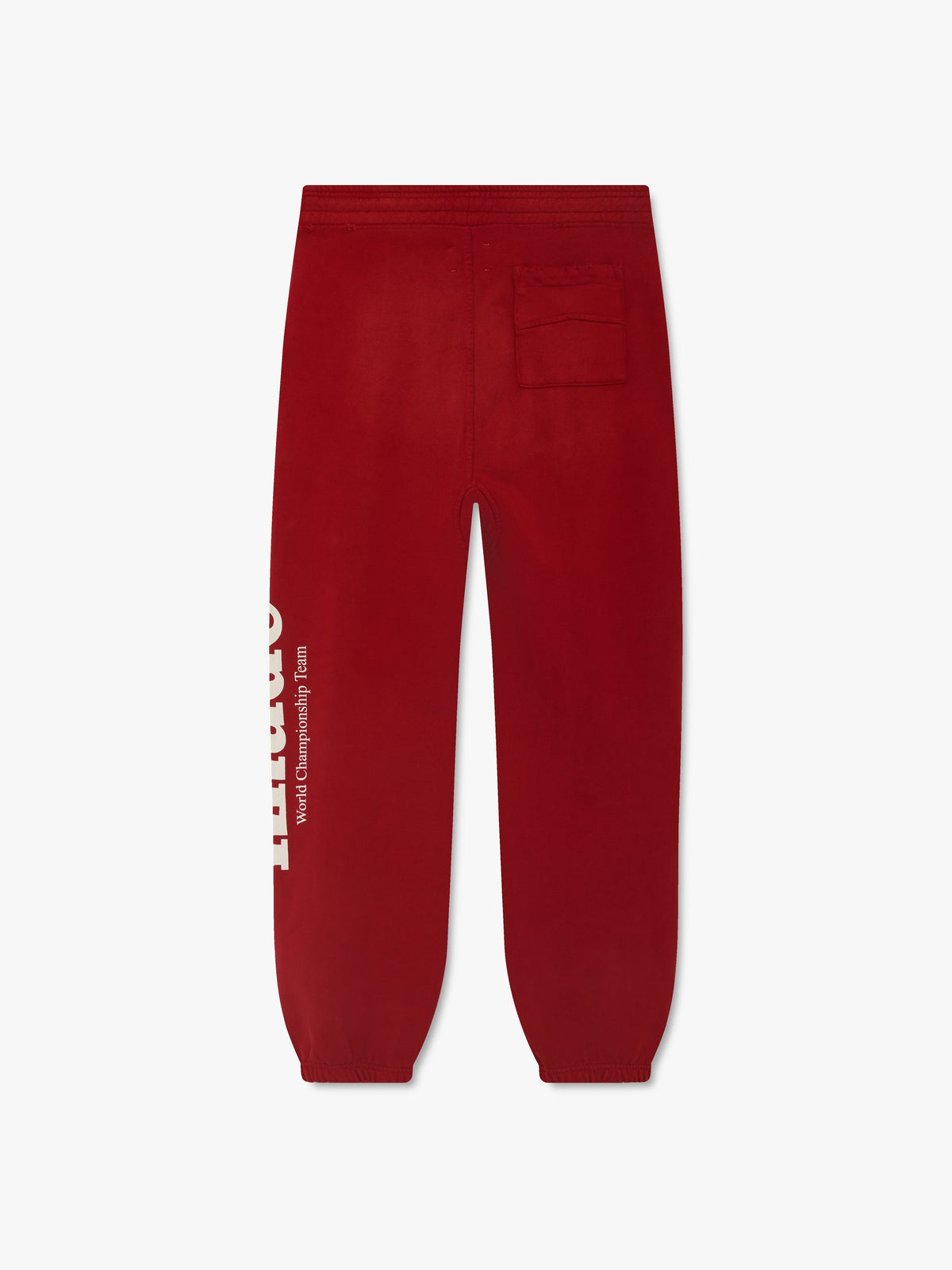 RHUDE DESERT RACING SCRIPT CUFFED SWEATPANT