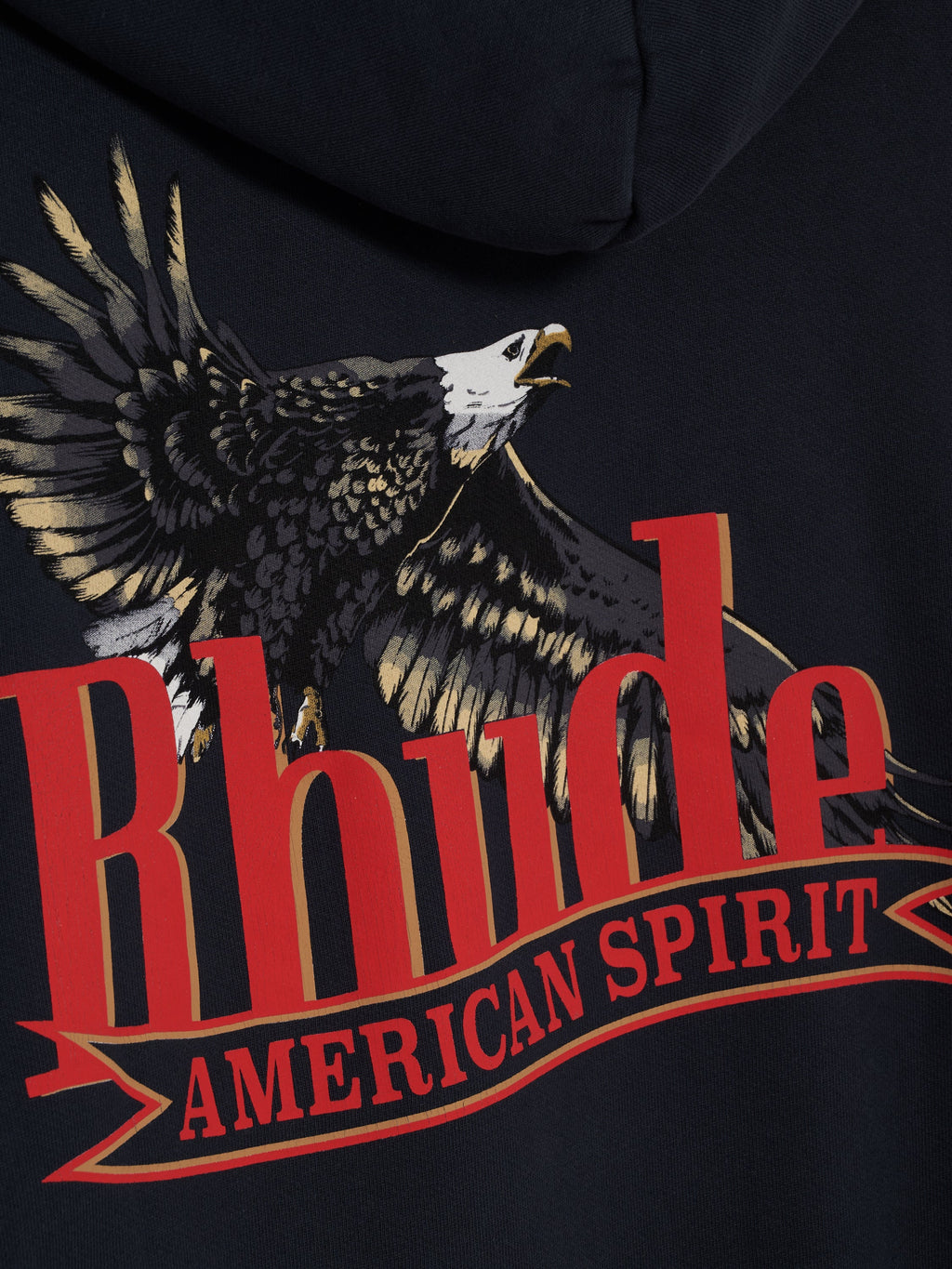 RHUDE AMERICAN SPIRIT ZIP-UP HOODIE